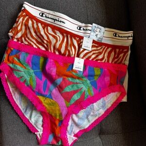 Auden & Champion Women's Briefs - Lot of 3